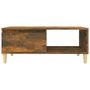 Voir la diapositive 5 : VIDAXL Table basse Chene fume 90x50x36,5 cm Bois d'ingenierie