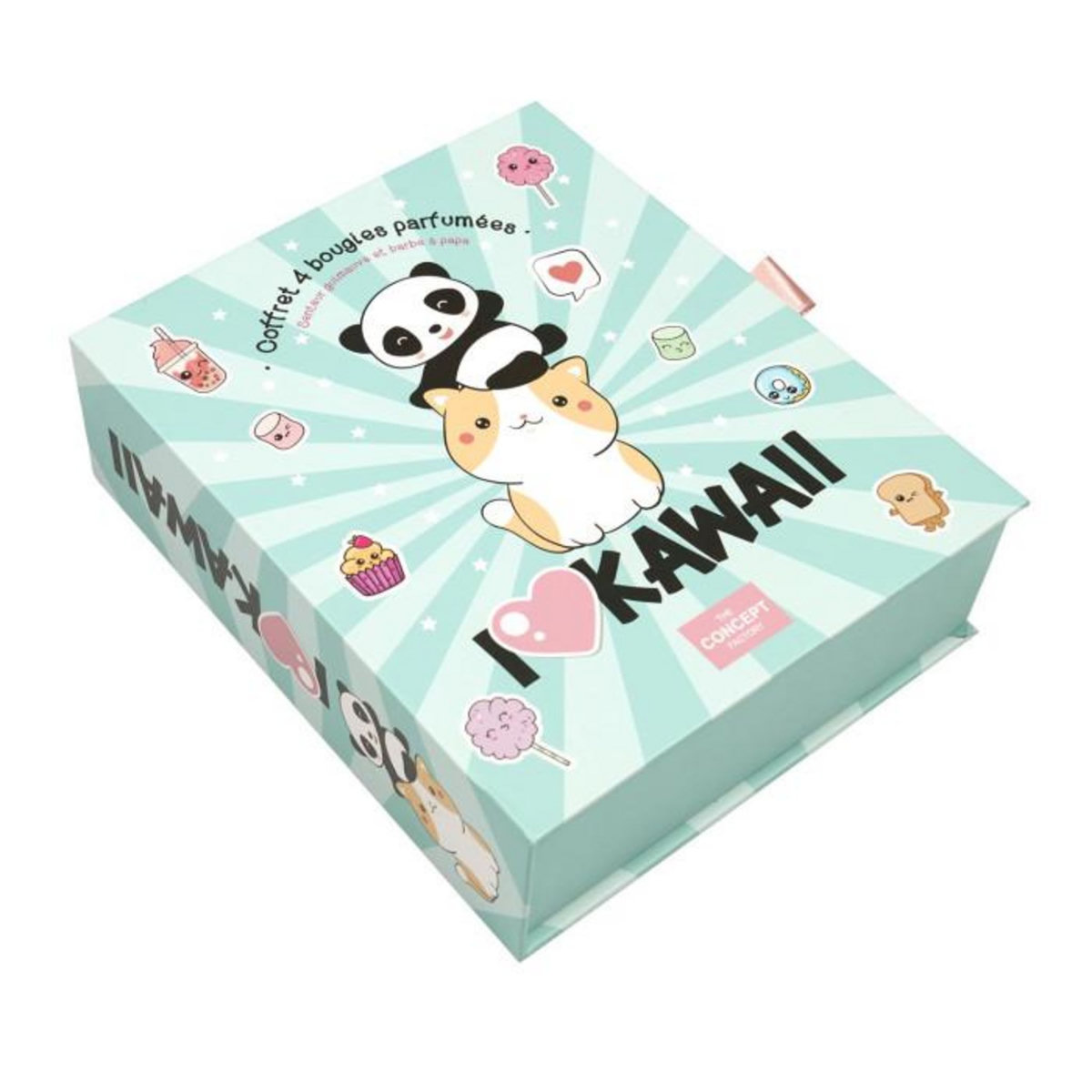 Paris Prix Coffret 4 Bougies Parfumées  Kawaii  19cm Guimauve
