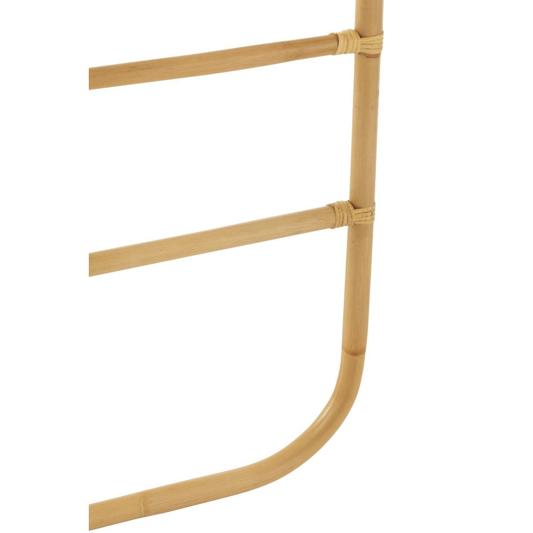 Voir la diapositive 5 : J-LINE Miroir en Rotin  Echelle  152cm Naturel