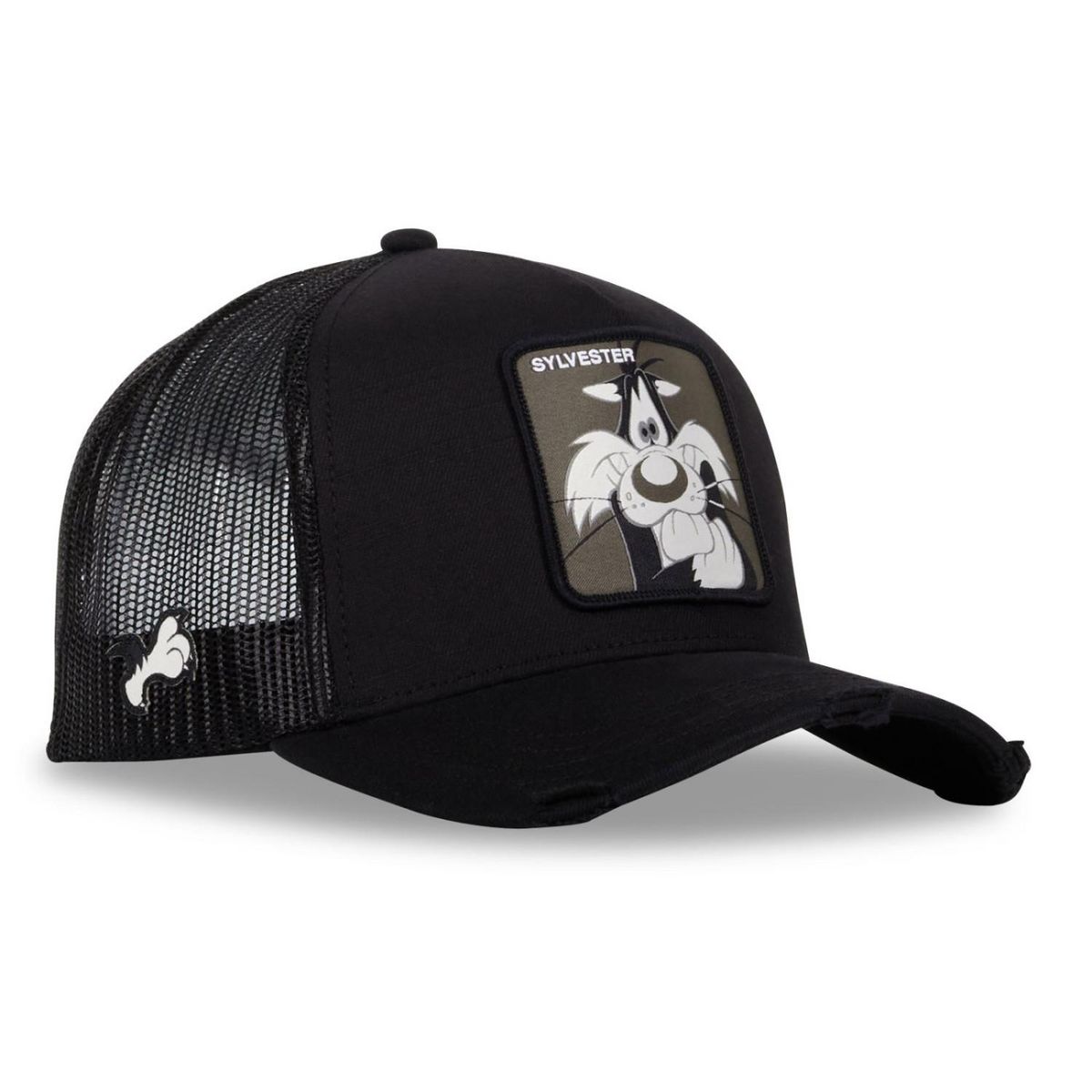 CAPSLAB Casquette homme trucker effet bamboo Looney Tunes Sylvester