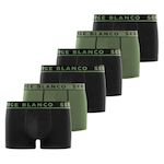 SERGE BLANCO Lot de 6 boxers homme en coton Casual. Coloris disponibles : Vert
