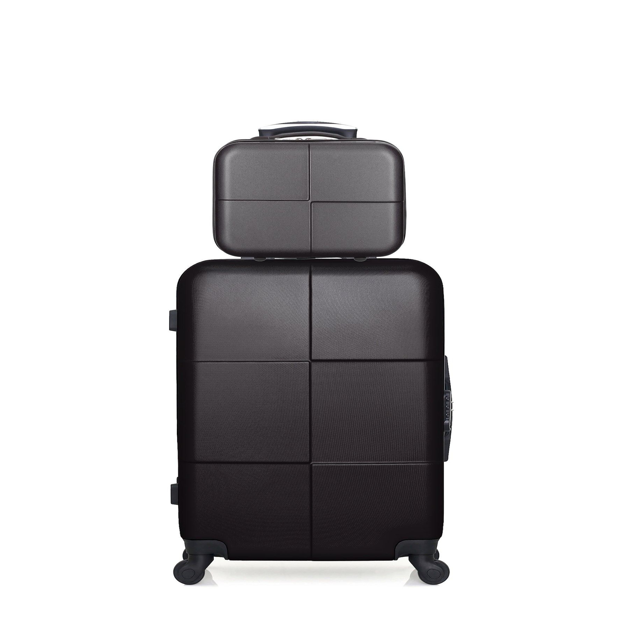 HERO HERO - Lot de 2 - Valise weekend et vanity CORONADO. Coloris disponibles : Rose, Gris, Beige