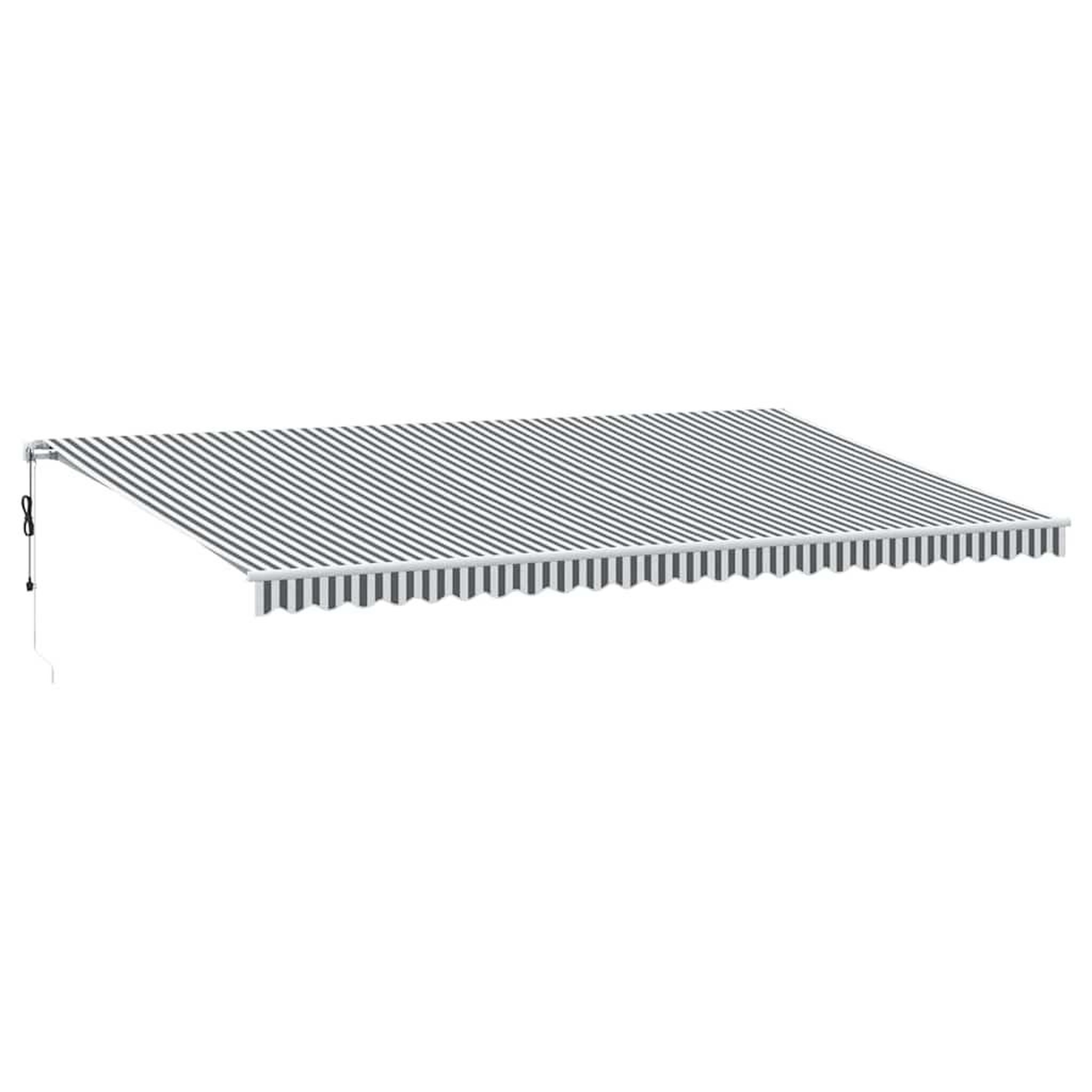 Voir la diapositive 2 : VIDAXL Auvent retractable automatique avec LED anthracite et blanc