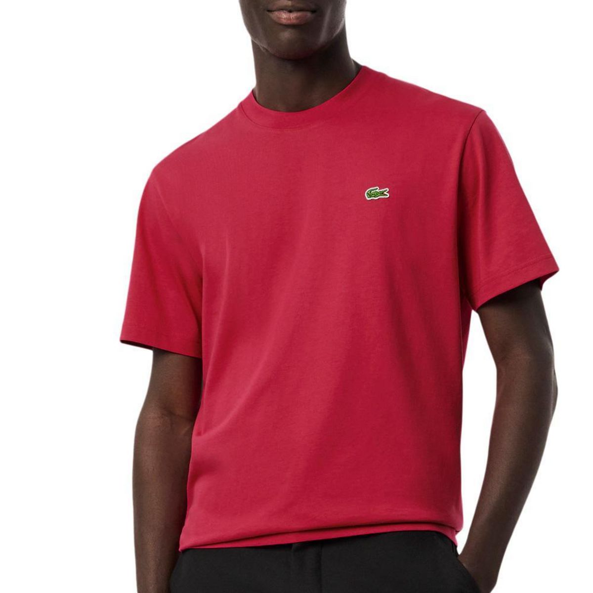 Lacoste T-Shirt  Framboise Homme Lacoste Pima
