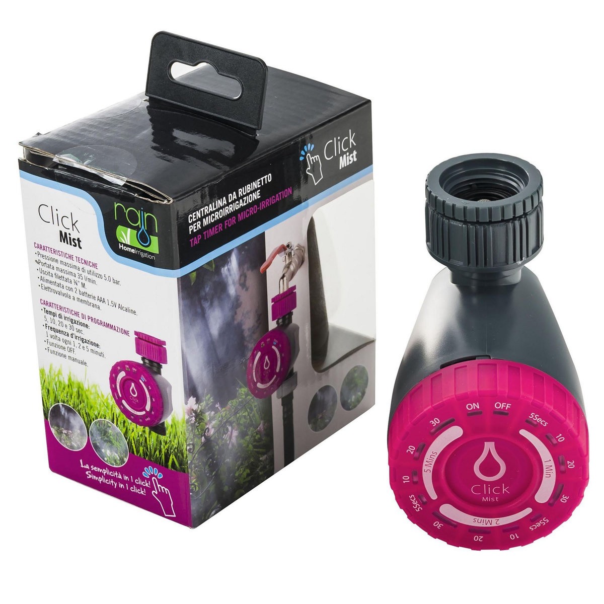 RAIN Programmateur de robinet pour micro irrigation