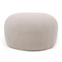 Voir la diapositive 2 : Paris Prix Pouf Rond Bouclette  Pilou  55cm Beige