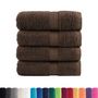 Voir la diapositive 2 : VIDAXL Serviettes de visage de qualité supérieure SOLUND 4 pcs marron