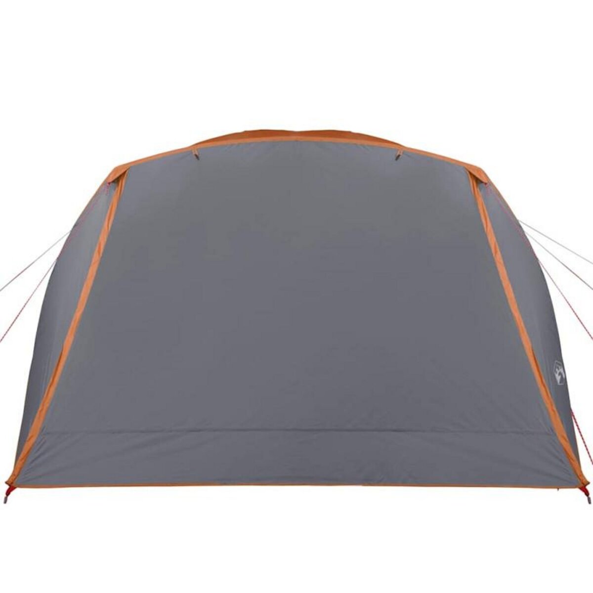 VIDAXL Tente de camping et porche 4 personnes gris orange imperméable