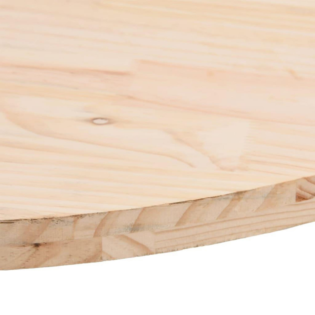 VIDAXL Dessus de table 70x35x2,5 cm bois de pin massif ovale