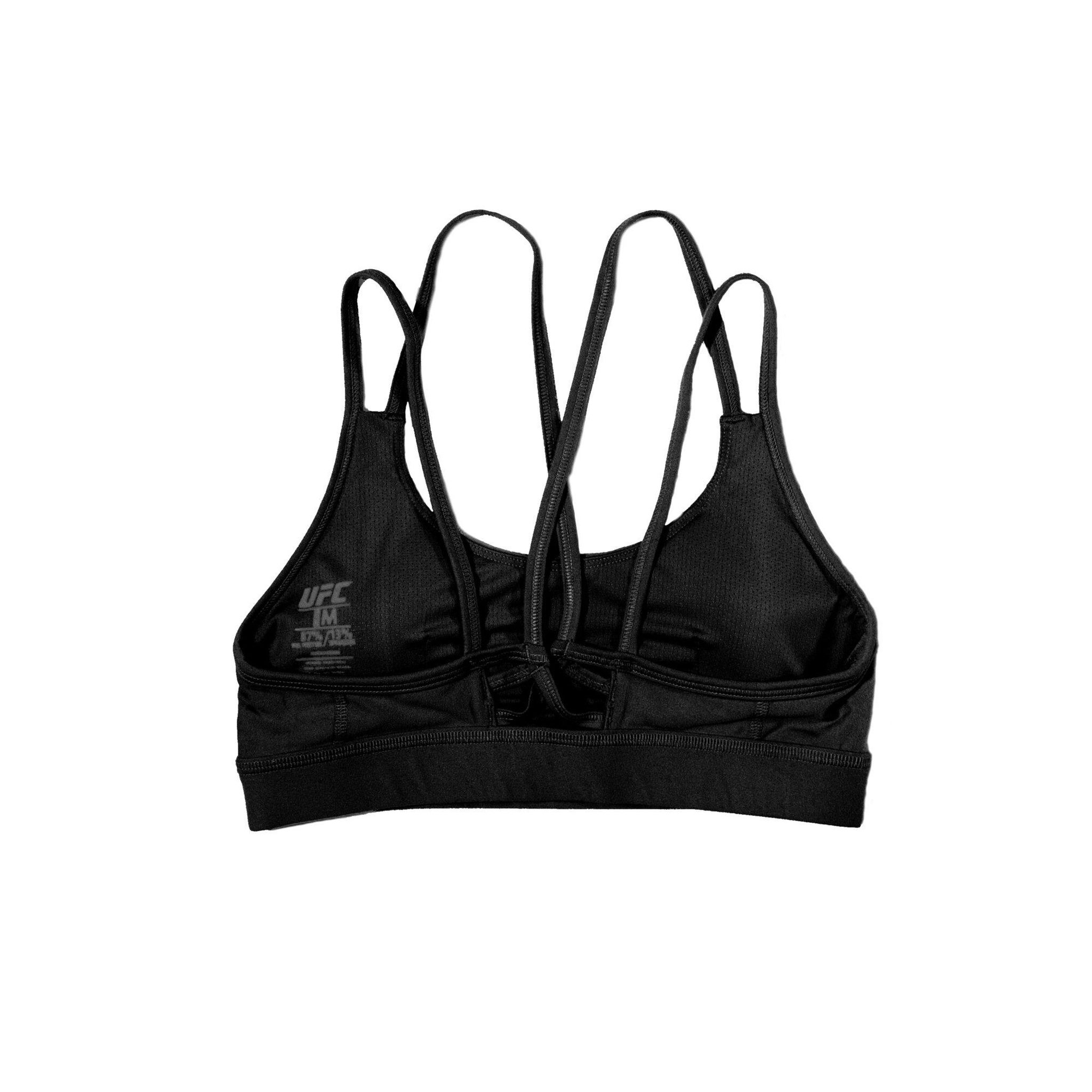 Voir la diapositive 2 : UFC Brassière à bretelles de sport et de fitness - Femme - UFC - Noir - Taille XL
