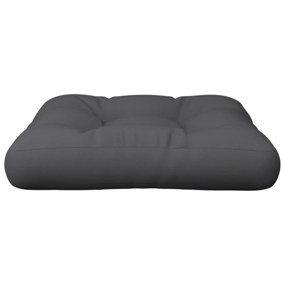 VIDAXL Coussin de palette anthracite 60x61,5x10 cm tissu