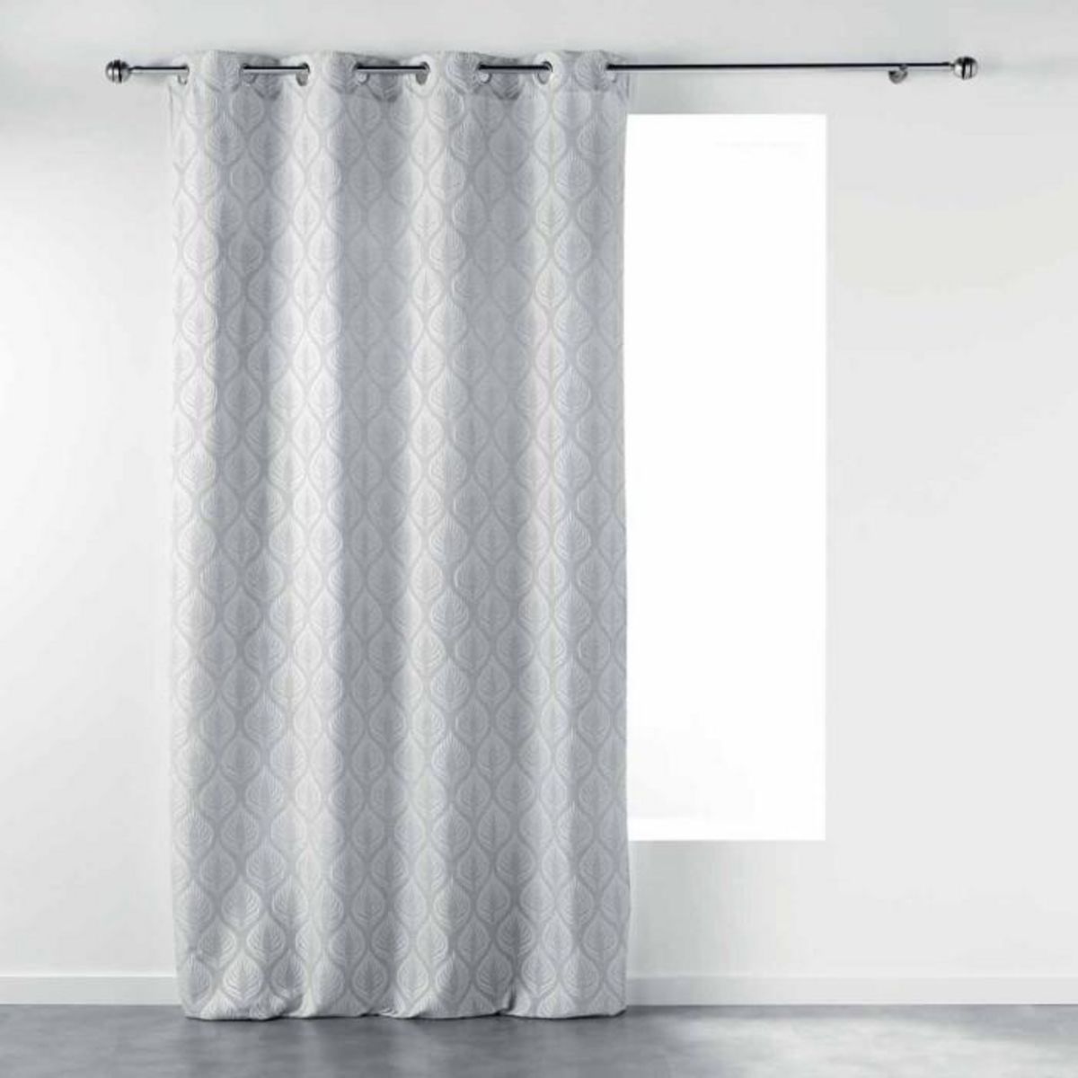 Paris Prix Rideau à Œillets  Oxalis  140x260cm Gris