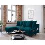 Voir la diapositive 5 : BEST MOBILIER Royal - canapé d'angle gauche - 4 places - convertible avec coffre - en velours