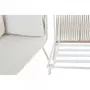 MARKET24 Canapé de jardin DKD Home Decor Beige Polyester Corde Aluminium (196 x 75 x 68,5 cm)