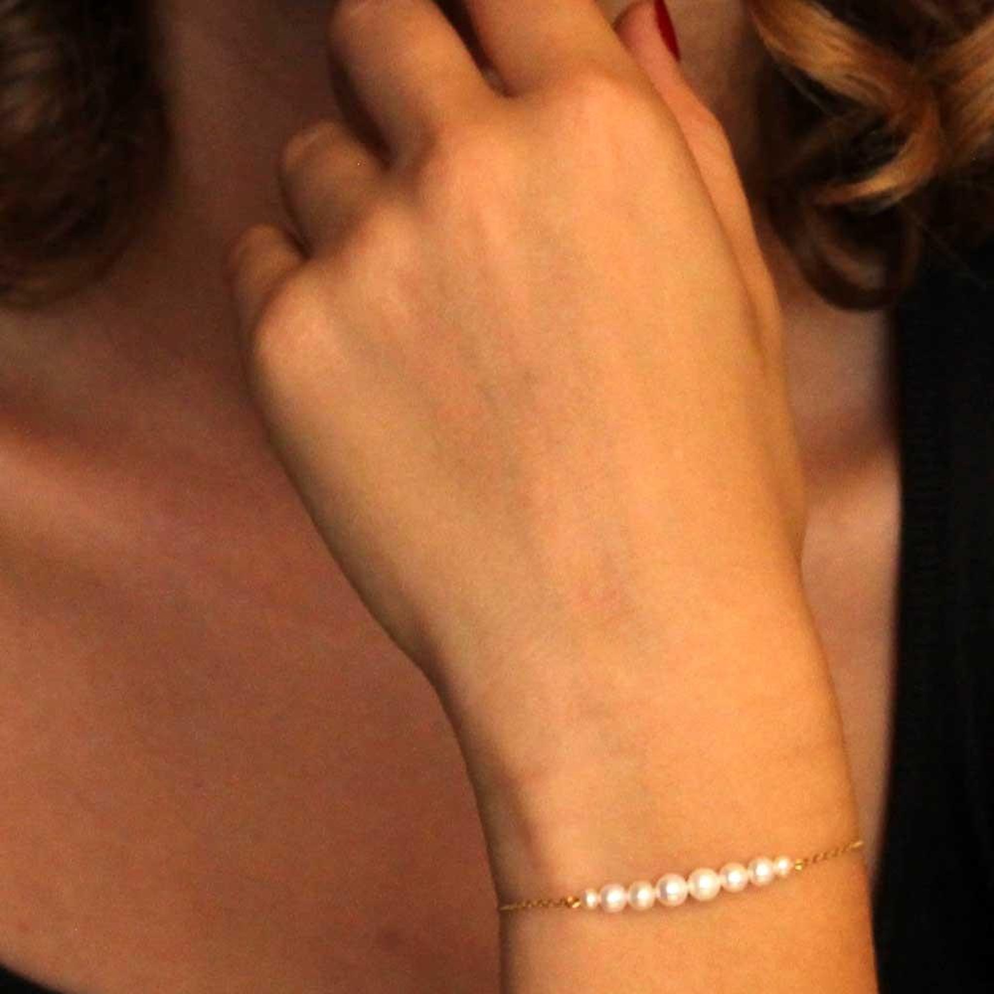Voir la diapositive 2 : L'ATELIER D'AZUR Bracelet Or et Perles - Femme