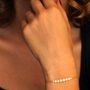 Voir la diapositive 2 : L'ATELIER D'AZUR Bracelet Or et Perles - Femme