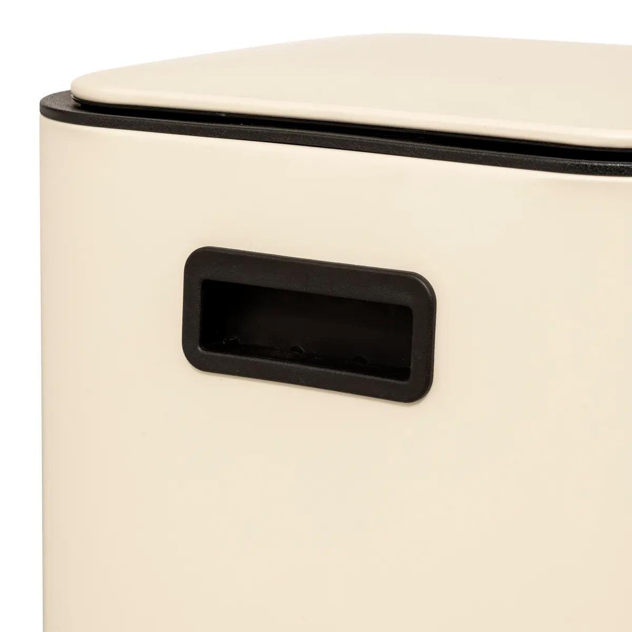 Voir la diapositive 4 : FIVE Poubelle de cuisine à pédale en métal  delta  30l argile
