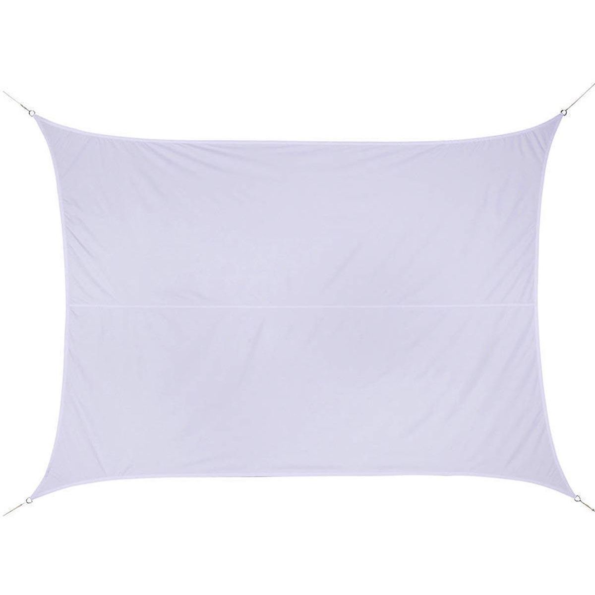 HESPERIDE Voile d'ombrage rectangulaire 2 x 3 m Curacao - Blanc - Hespéride