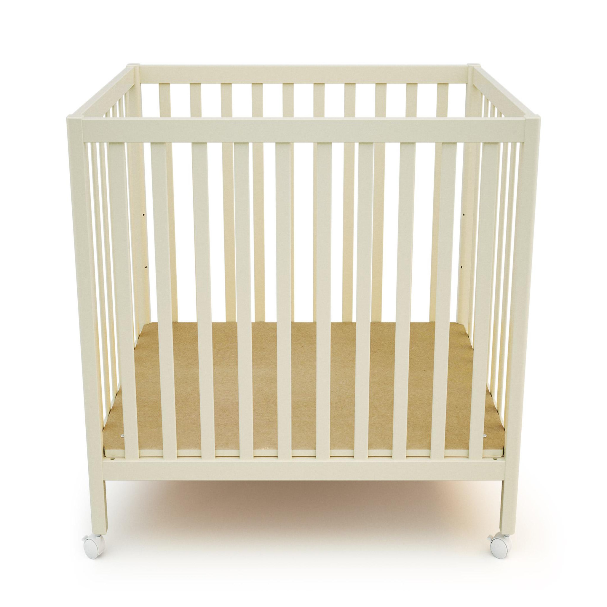 Voir la diapositive 4 : JURABABY Parc bébé rectangulaire en bois fara 100 x 70 cm - blanc perle
