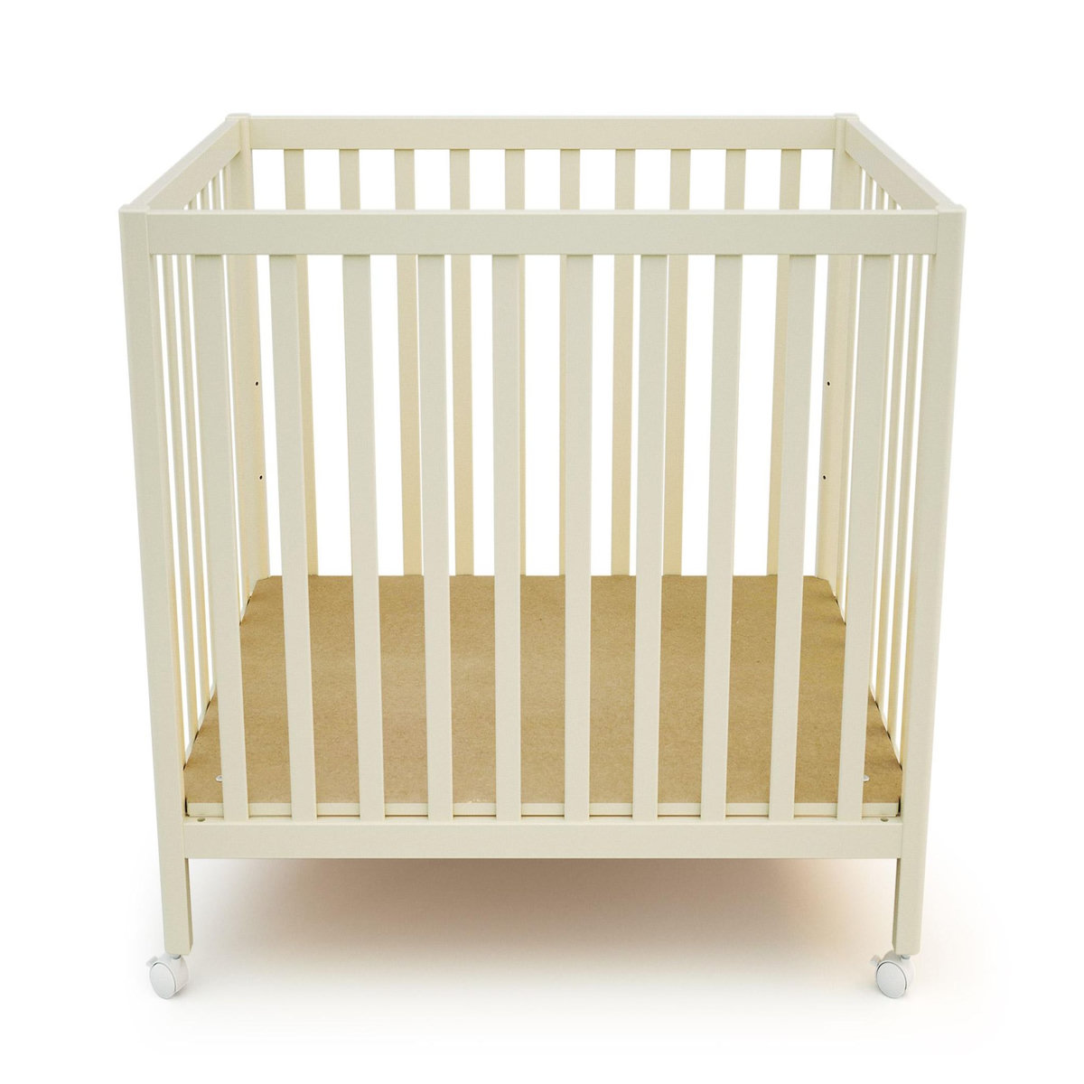 JURABABY Parc bébé rectangulaire en bois FARA - Blanc Perle