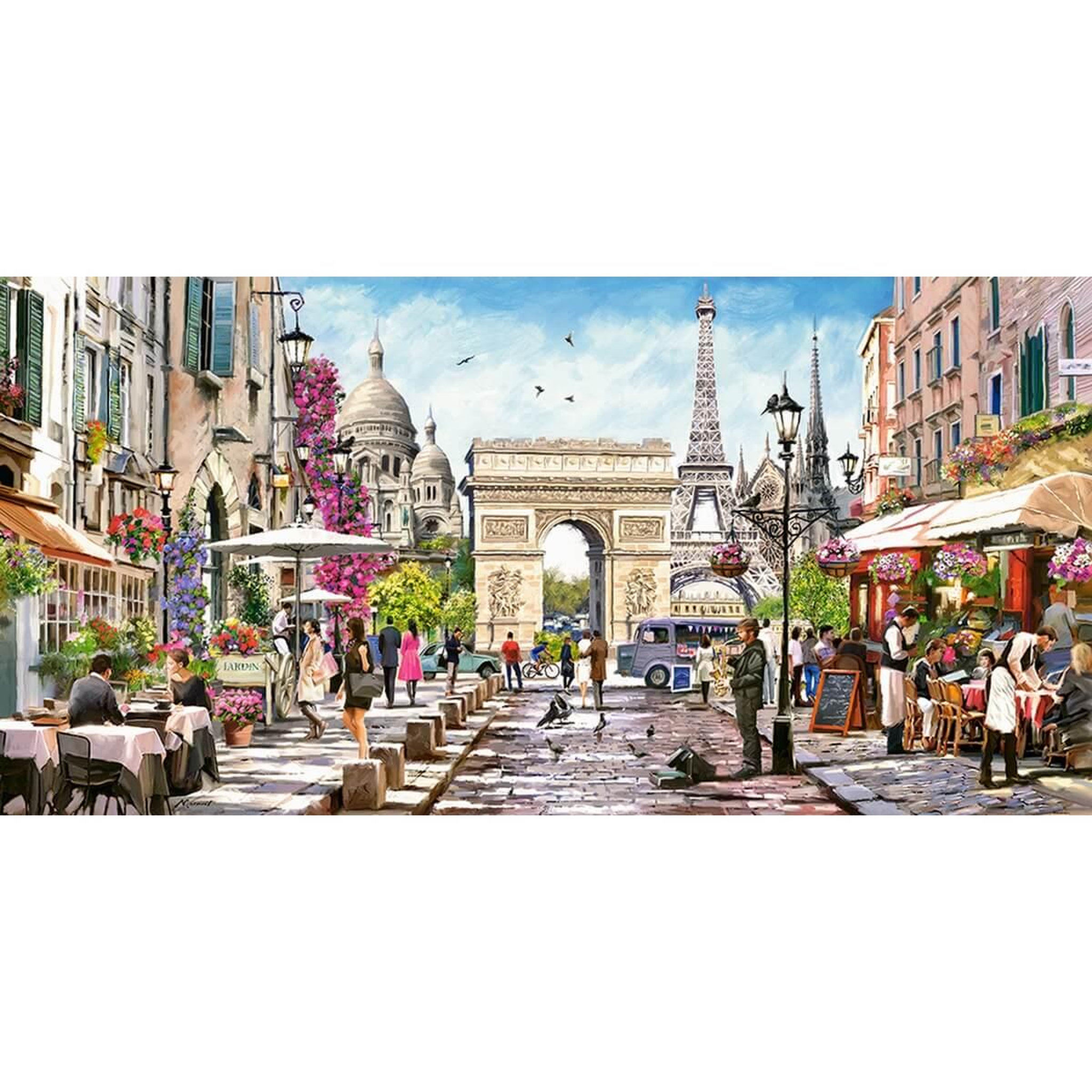 Castorland Puzzle 4000 pièces : le charme de paris