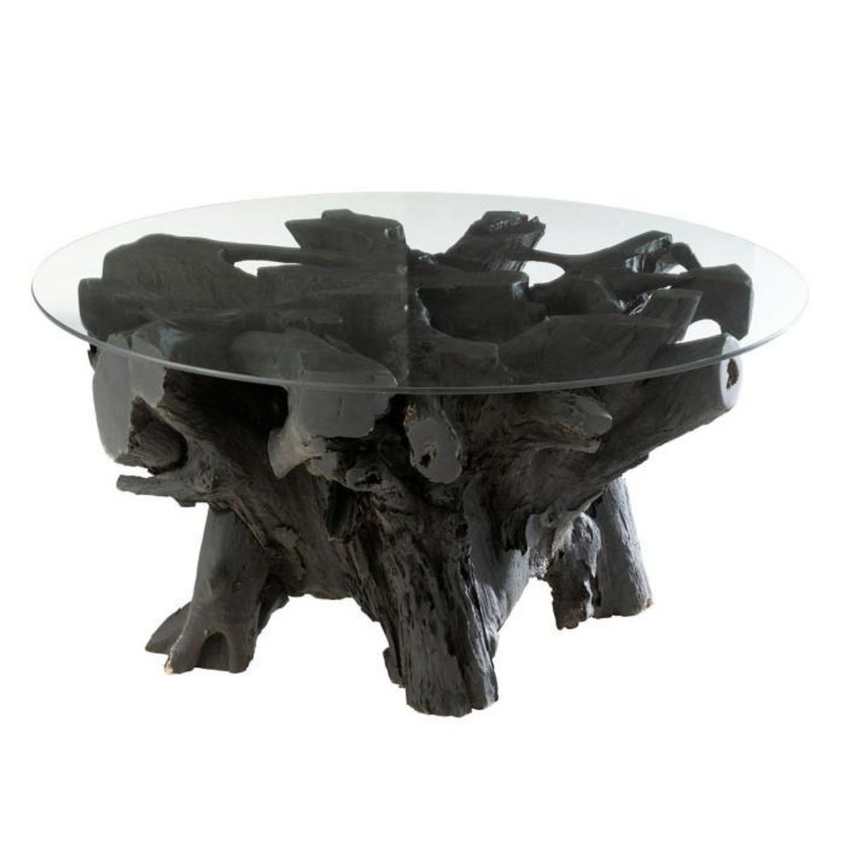 Paris Prix Table Basse Design  Racines  90cm Noir