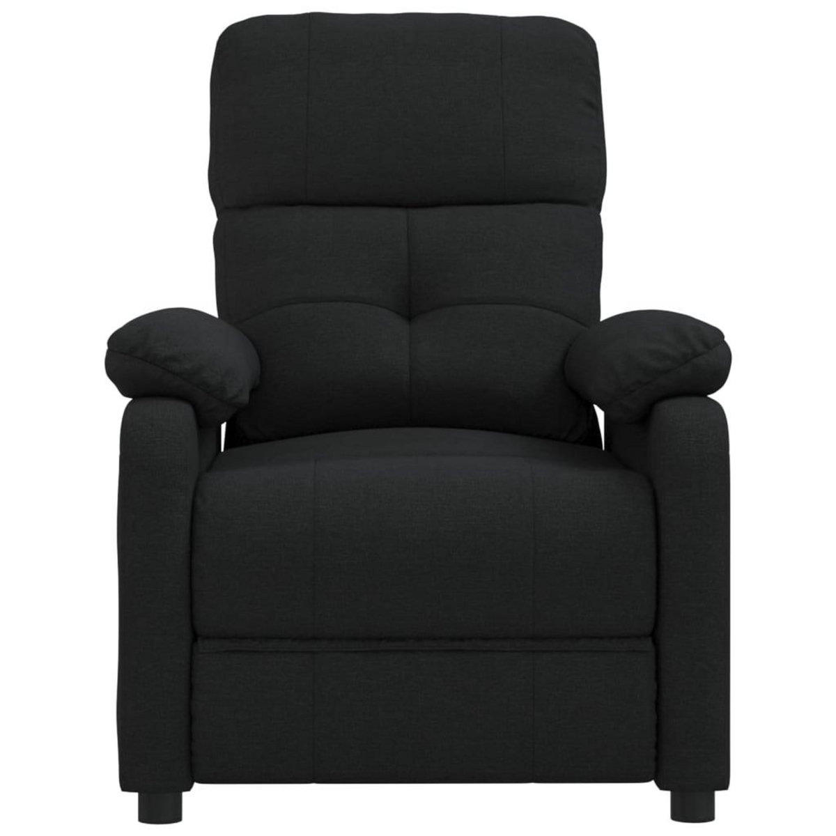 VIDAXL Fauteuil inclinable Noir Tissu