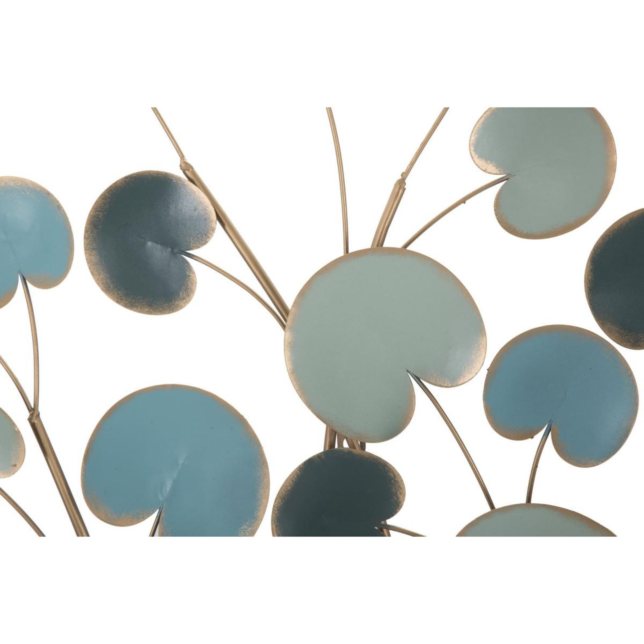 Voir la diapositive 4 : Paris Prix Décoration murale en métal  pommier  90cm bleu