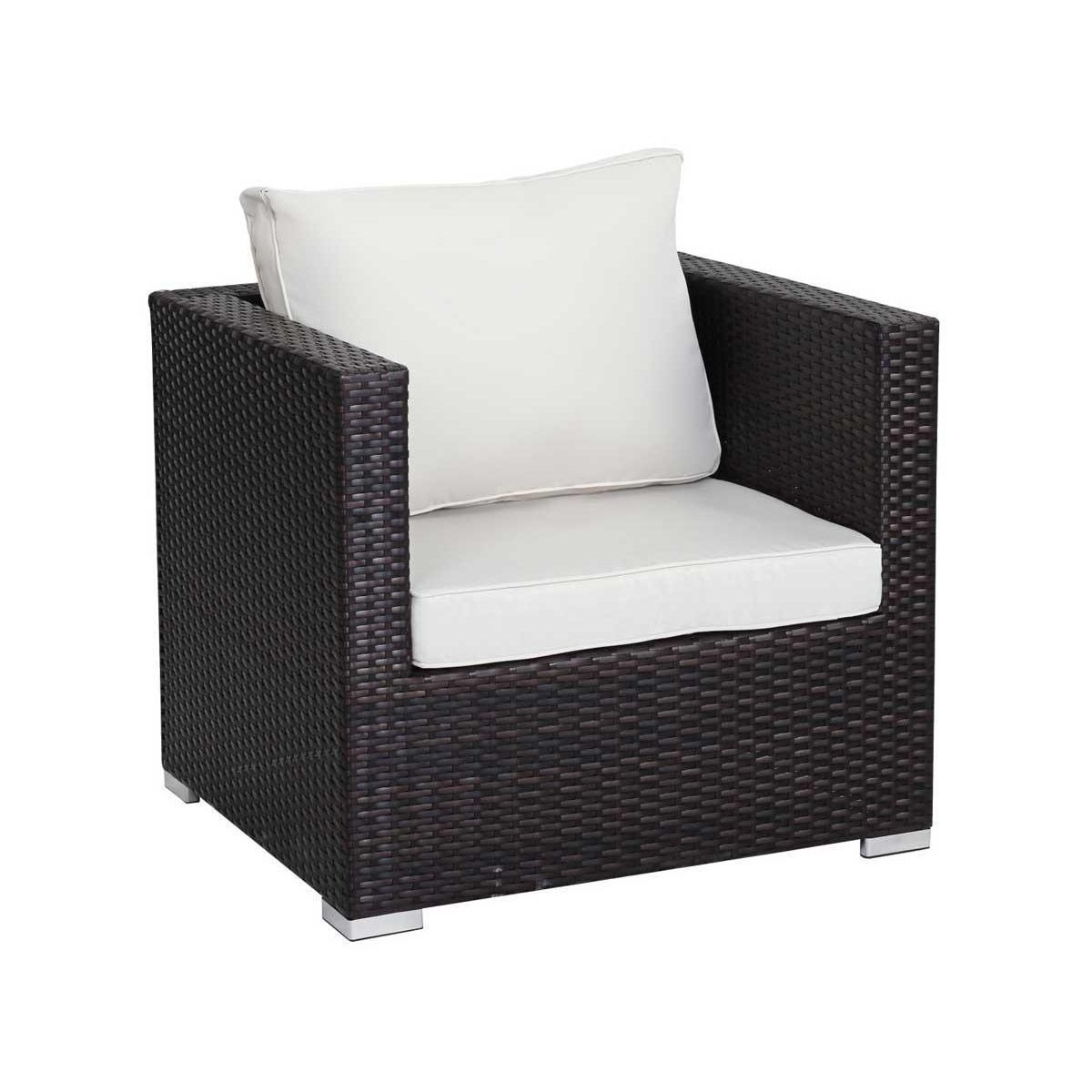 Habitat et Jardin Fauteuil jardin en résine tressée  Ibiza  - Buffalo - Marron