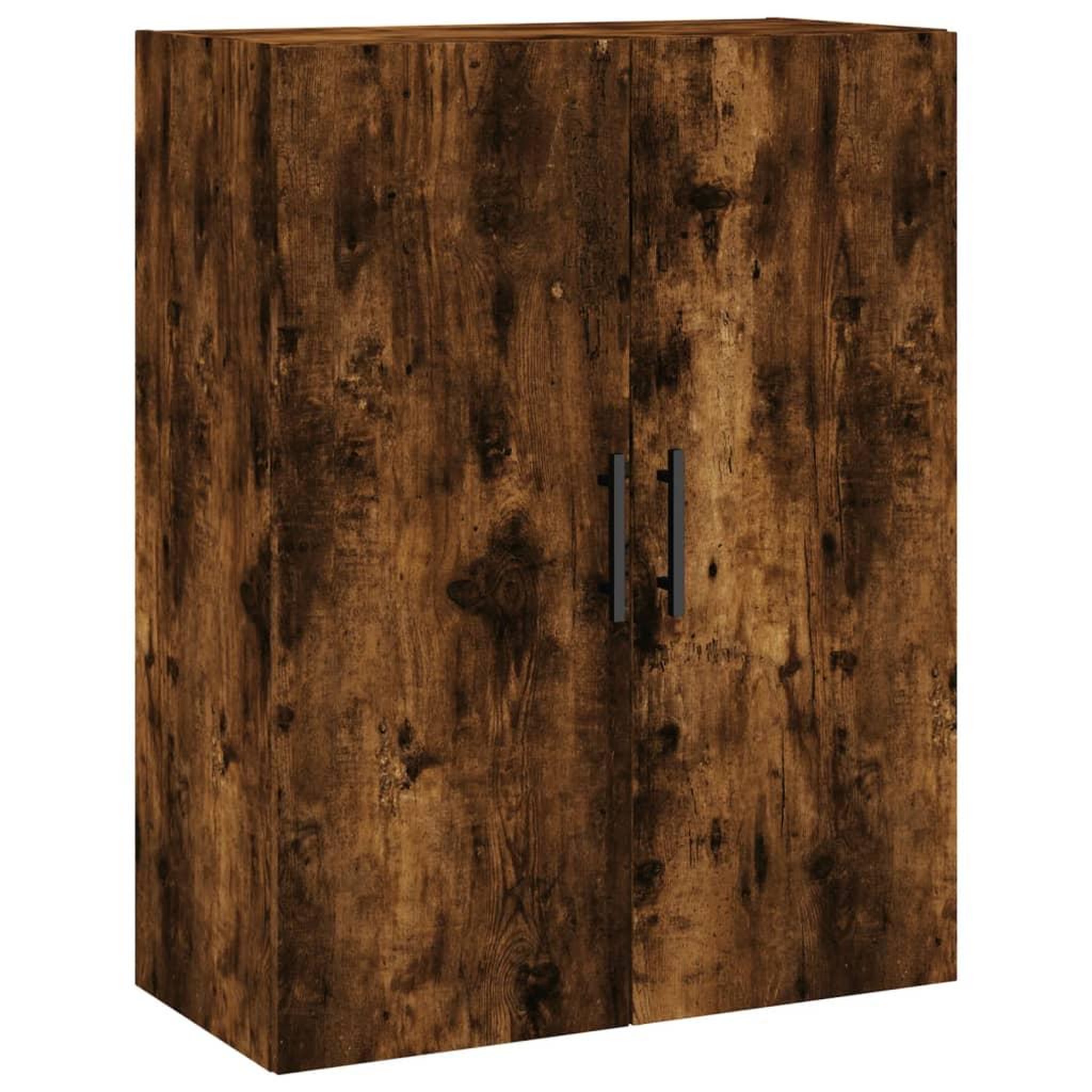 Voir la diapositive 5 : VIDAXL Armoires murales 2 pcs chene fume 69,5x34x90 cm