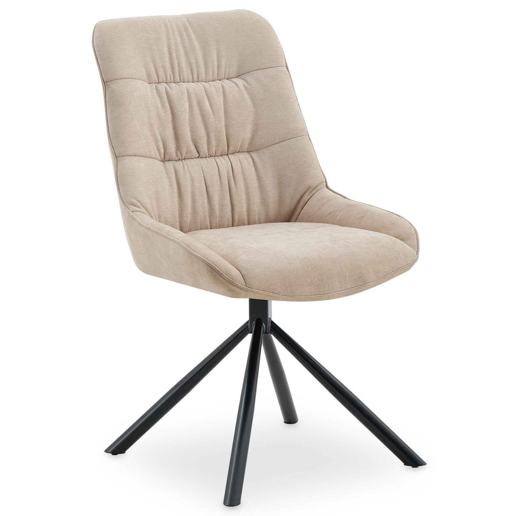 Voir la diapositive 3 : IDIMEX Lot de 2 chaises libra de salle à manger en tissu