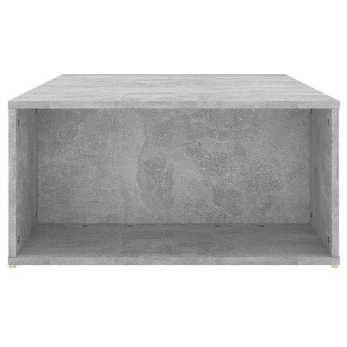 VIDAXL Table basse gris béton 90x67x33 cm bois d ingénierie