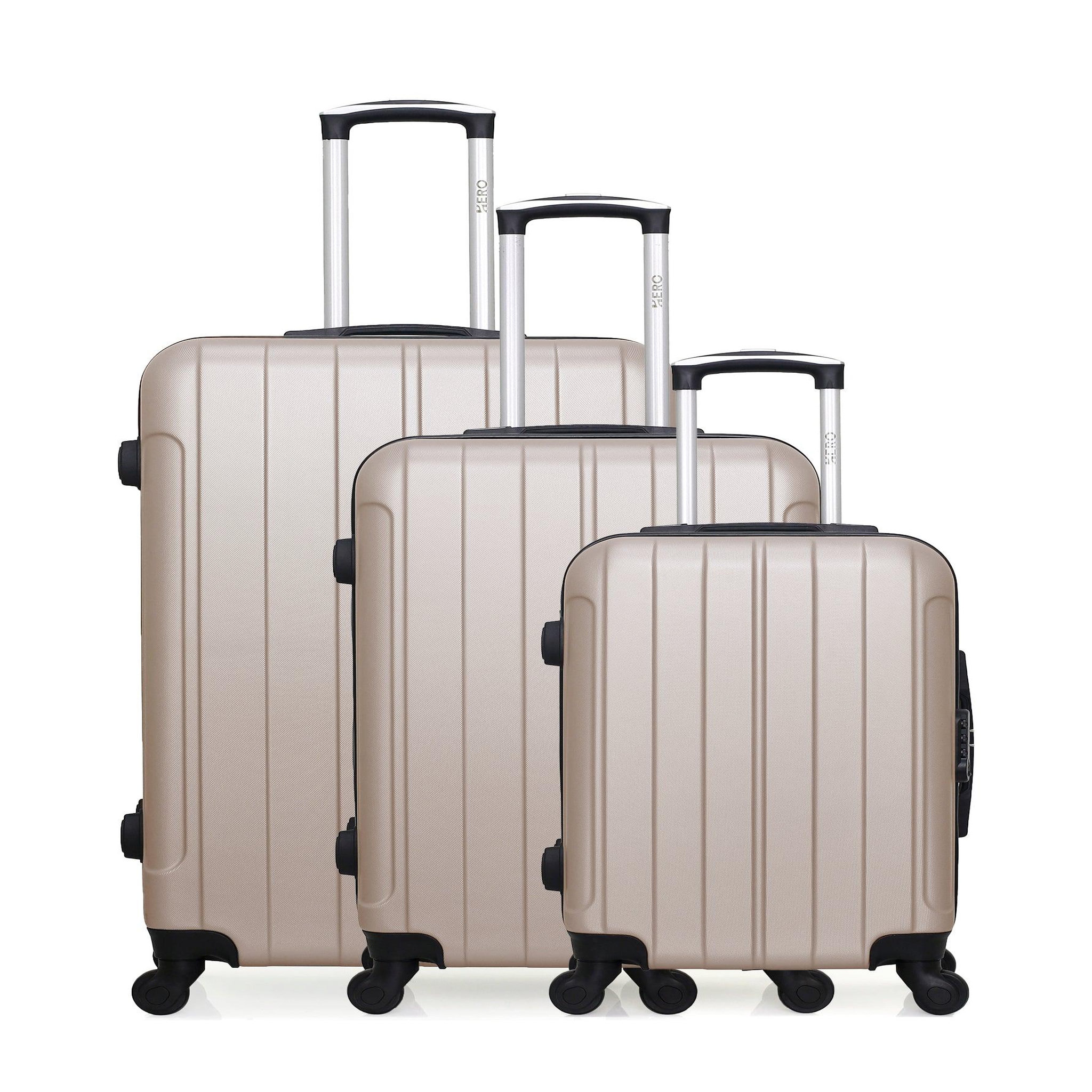 HERO Set de 3 valises rigides fogo