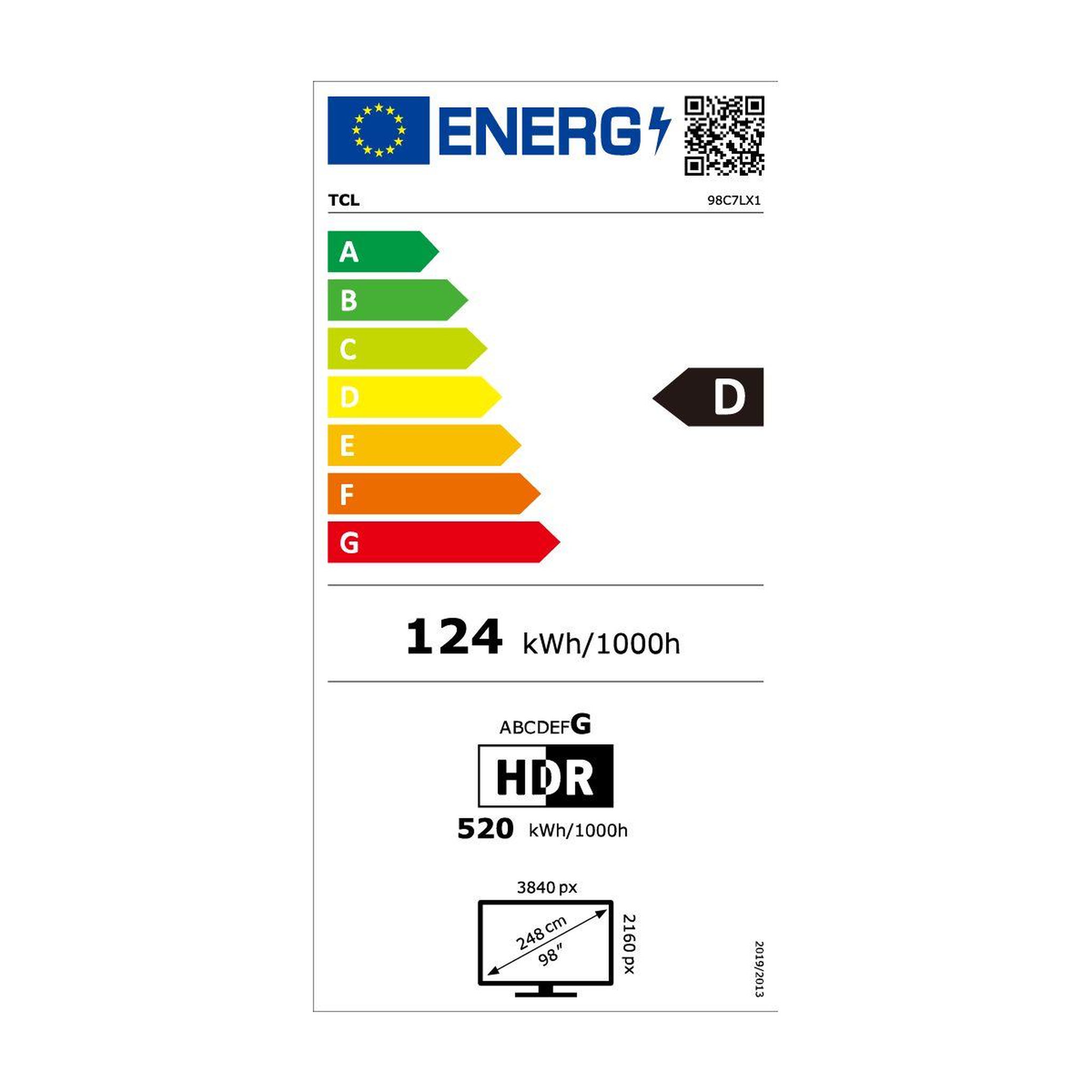 Voir la diapositive 6 : TCL Tv mini led 98c79l (2026) 98  (248 cm)