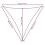 Voir la diapositive 6 : VIDAXL Voile parasol tissu oxford triangulaire 3,6x3,6x3,6m vert fonce