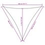 Voir la diapositive 6 : VIDAXL Voile parasol tissu oxford triangulaire 3,6x3,6x3,6m vert fonce