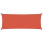 Voir la diapositive 2 : VIDAXL Voile d'ombrage 160 g/m^2 Terre cuite 2x5 m PEHD