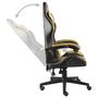 Voir la diapositive 4 : VIDAXL Fauteuil de jeux video Noir et dore Similicuir