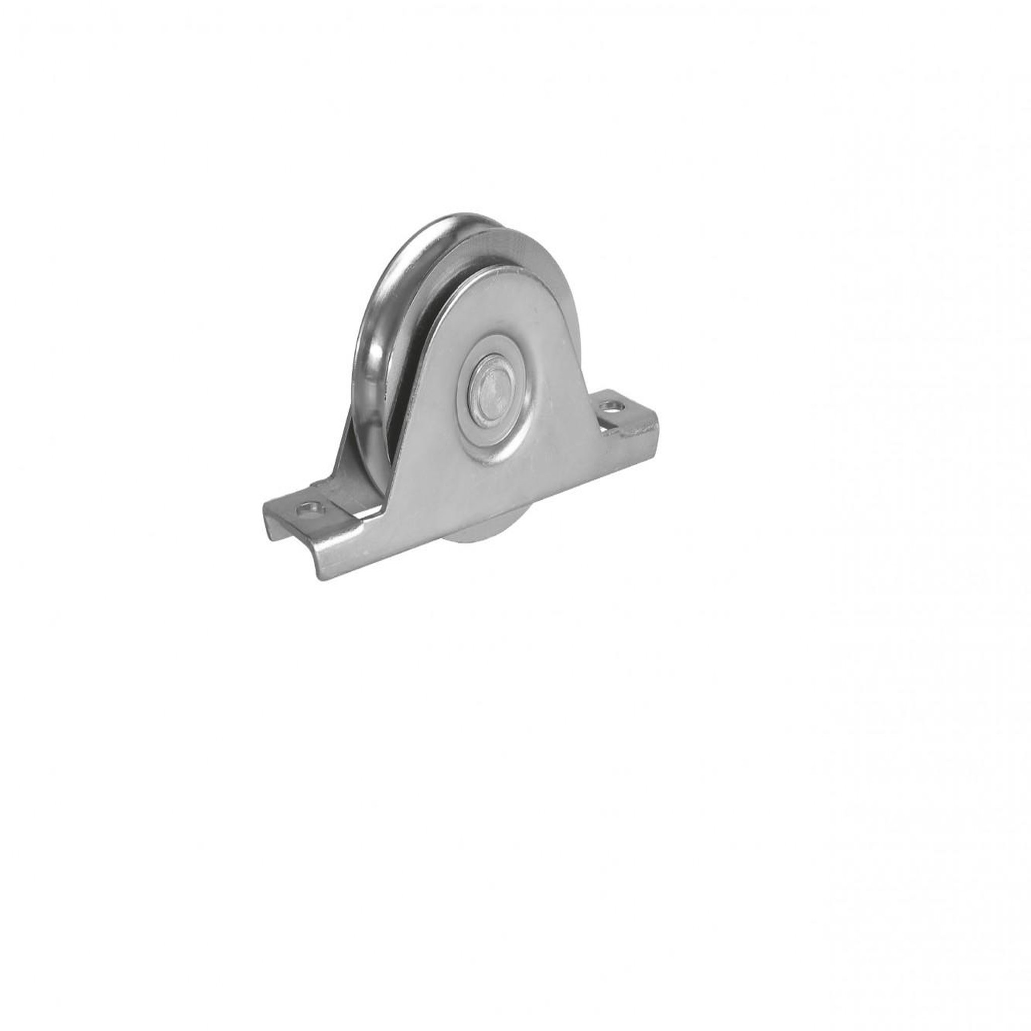 CENTRALE BRICO Roue à support intérieur acier zingué, H.90 x L.155 x P.32 mm