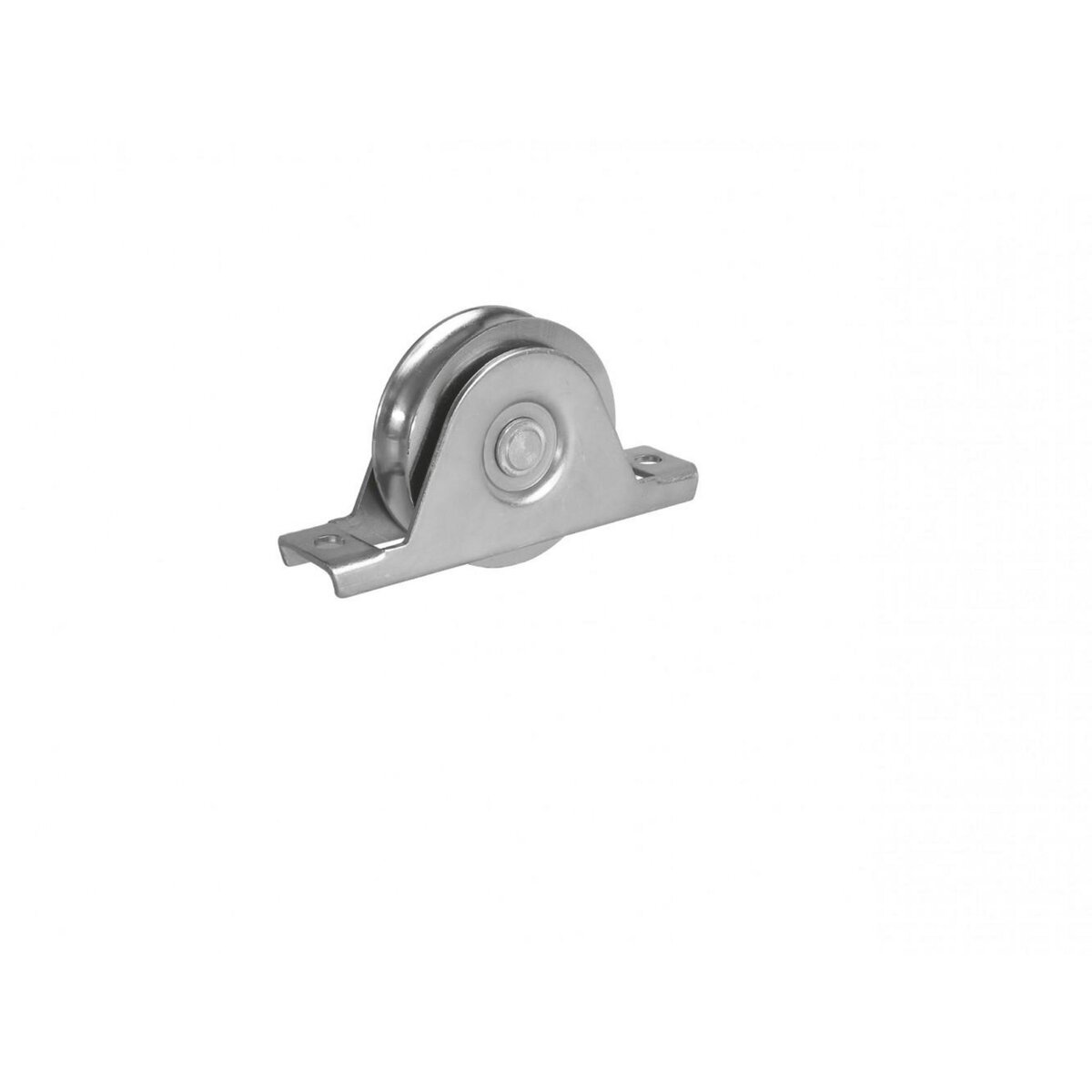 CENTRALE BRICO Roue à support intérieur acier zingué, H.90 x L.155 x P.32 mm