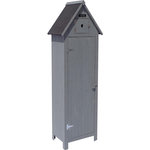 Habitat et Jardin Armoire de jardin  Cabanon  - 77 x 54.5 x 179 cm - Anthracite