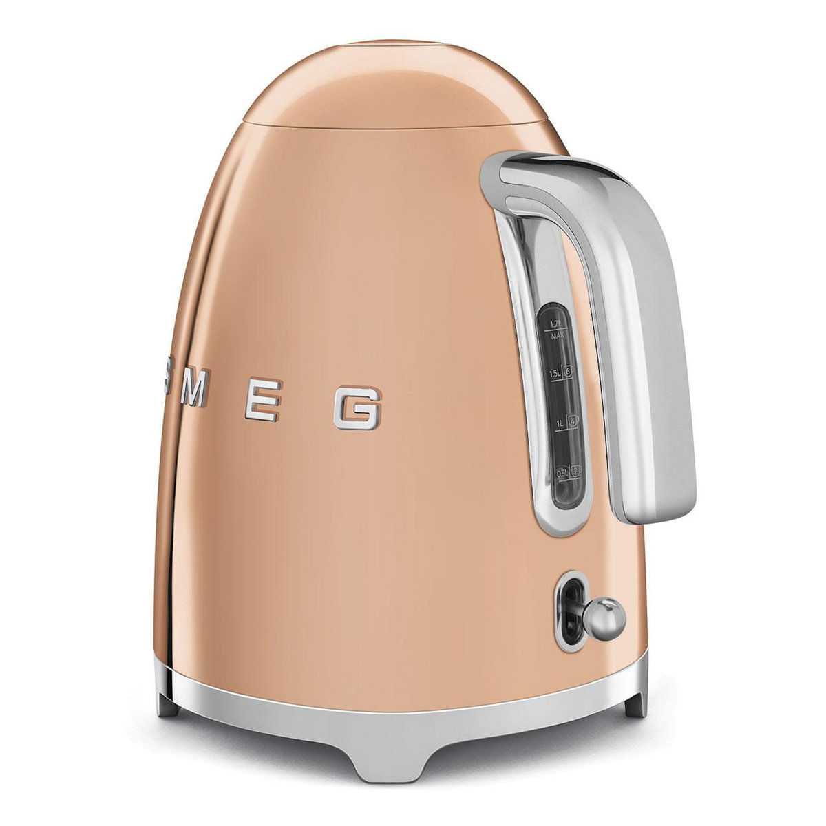 SMEG Bouilloire sans fil 1.7l 2400w rose cuivré - klf03rgeu