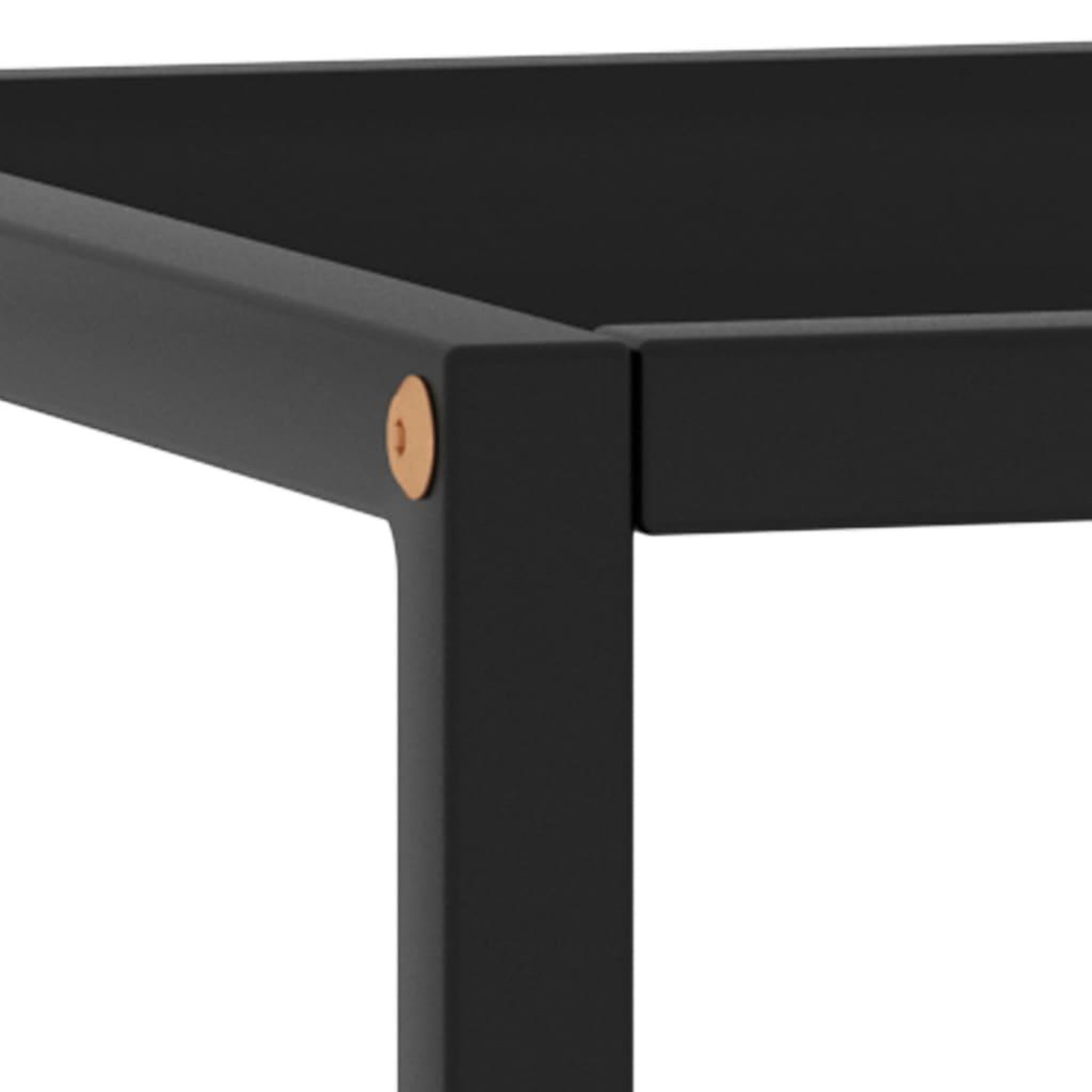 Voir la diapositive 4 : VIDAXL Table basse Noir avec verre noir 40x40x50 cm