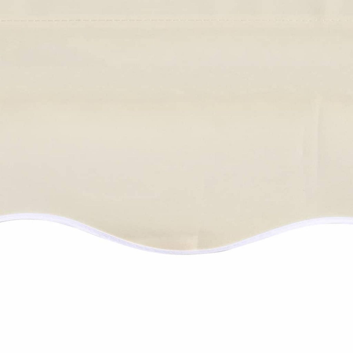 VIDAXL Toit d'auvent Toile Creme 6x3 m (Cadre non inclus)