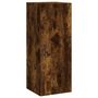 Voir la diapositive 2 : VIDAXL Armoire murale chene fume 34,5x34x90 cm