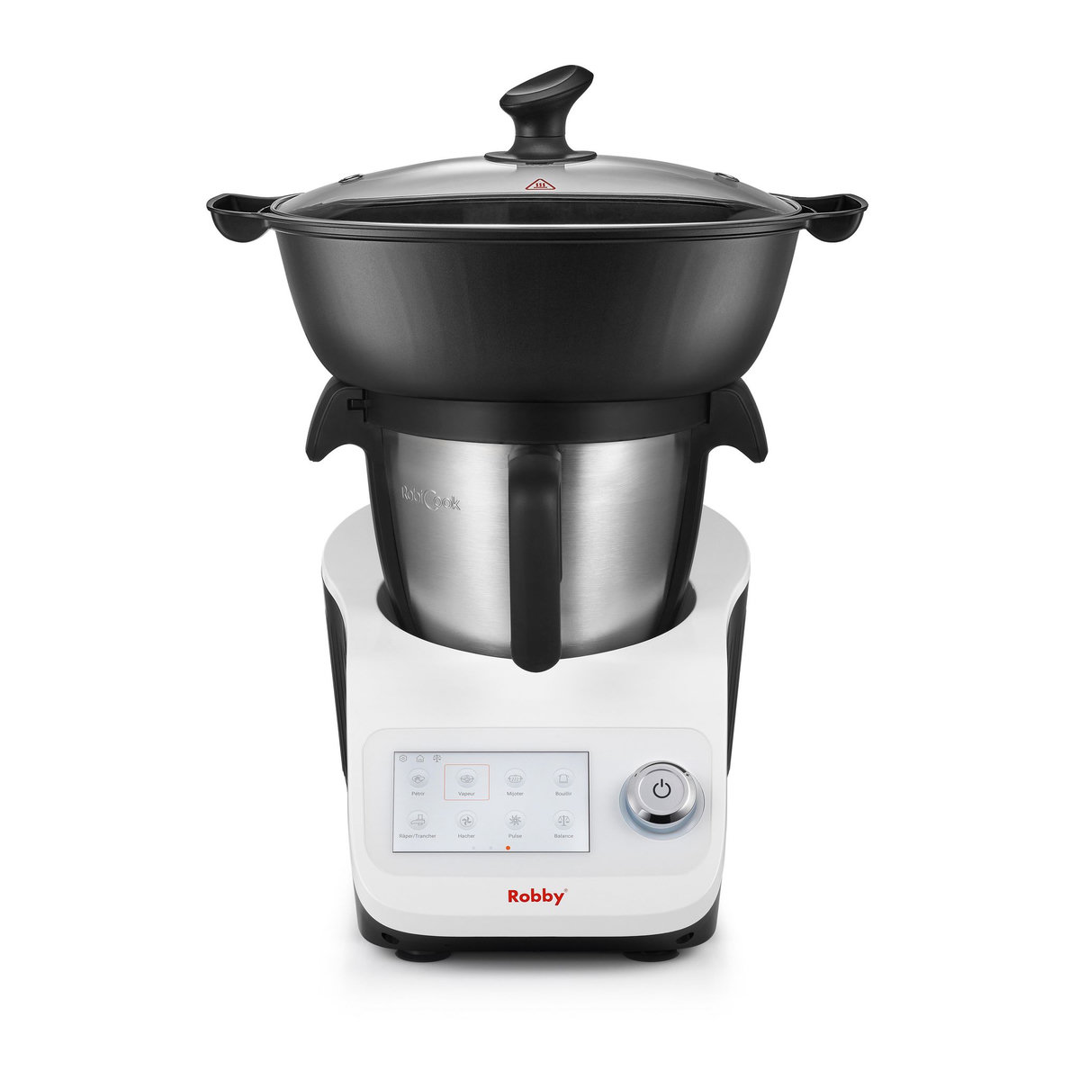 Robby Robot cuiseur multifonctions avec balance intégrée et écran tactile +680 recettes - robicook