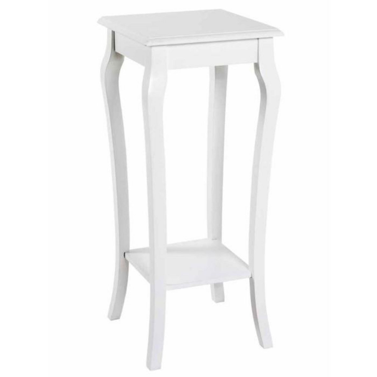Paris Prix Table d'Appoint Vintage en Bois  Elsa  71cm Blanc