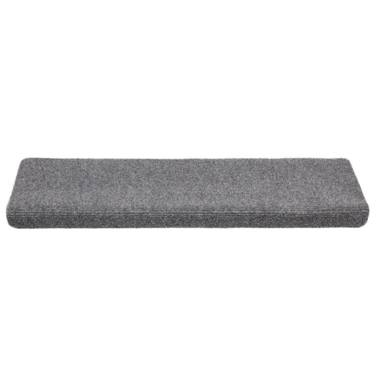 VIDAXL Tapis de marches d'escalier 10 pcs Gris 65x21x4 cm Aiguillete