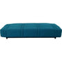 Voir la diapositive 4 : MARKET24 Banquette clic clac 3 places - Bleu canard - 100% coton - L 193 x P 92 cm - LENA
