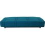 Voir la diapositive 4 : MARKET24 Banquette clic clac 3 places - Bleu canard - 100% coton - L 193 x P 92 cm - LENA